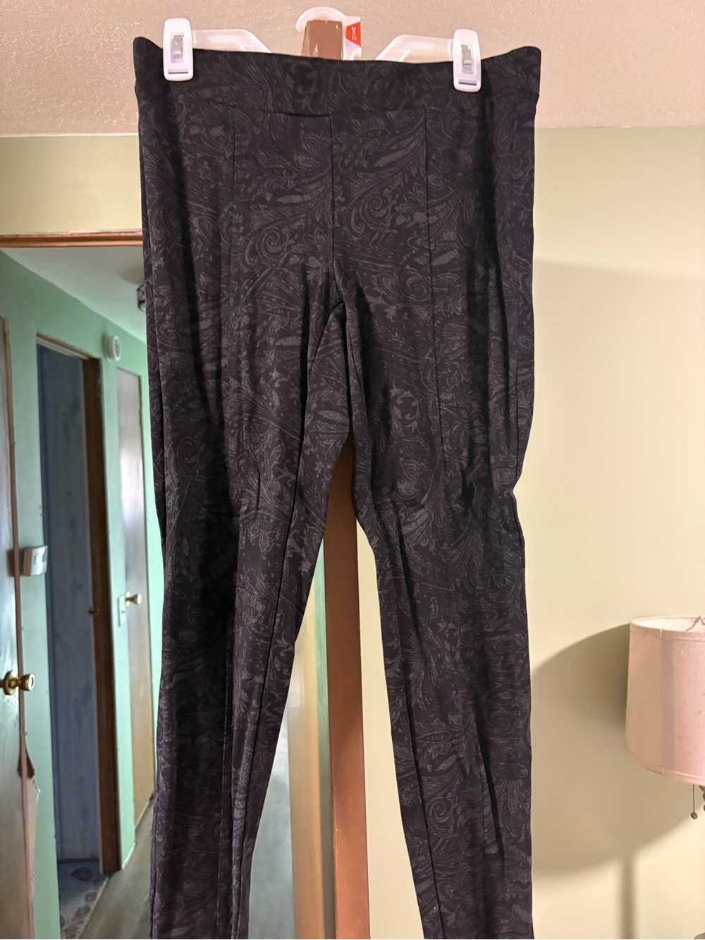 Style & Co. Black Paisley Print Leggings